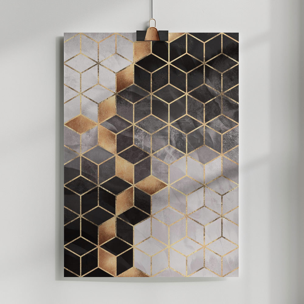 Fine Art Print, Smoky Cubes