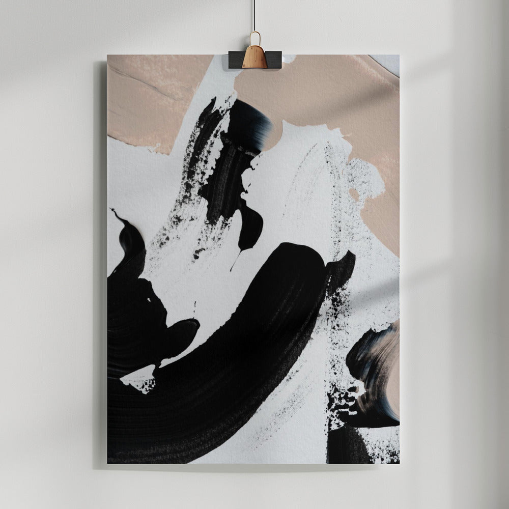 Fine Art Print, Black and Nude No 1