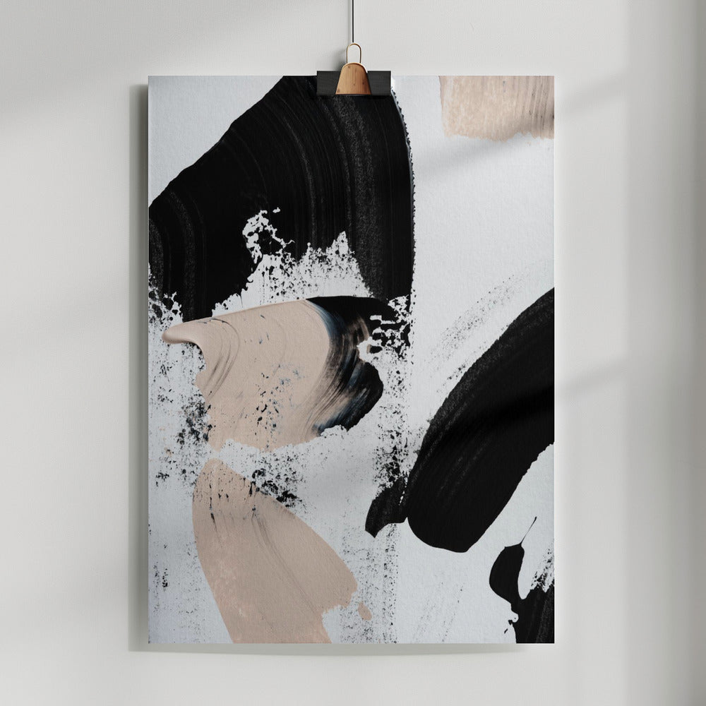 Fine Art Print, Black and Nude No 2