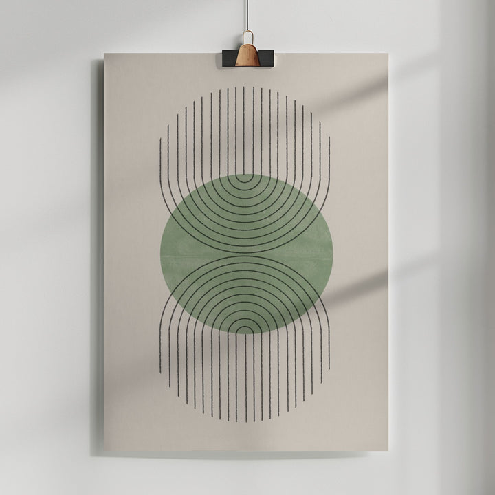 Fine Art Print, Perfect Point Green