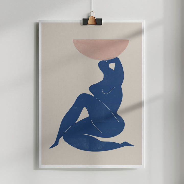 Fine Art Print, Vase and Woman