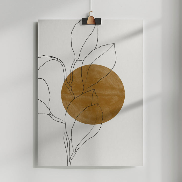 Fine Art Print, Plant and Sun