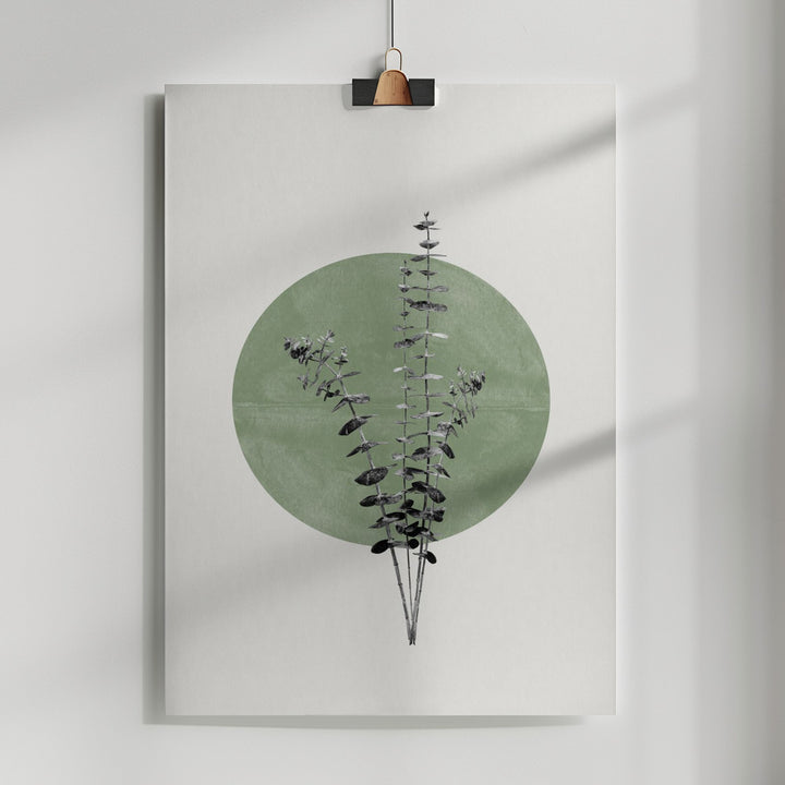 Fine Art Print, Eucalyptus and Green Moon