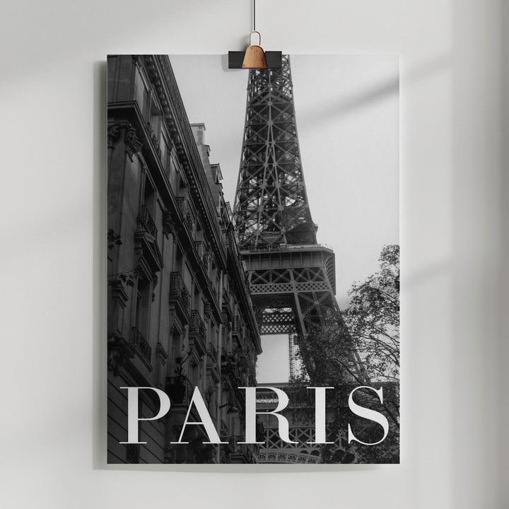 Fine Art Print, Paris Text 1