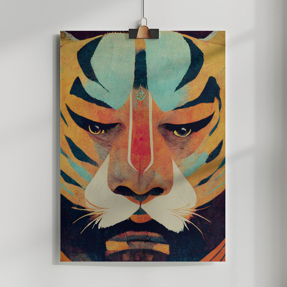 Fine Art Print, Strong Tiger