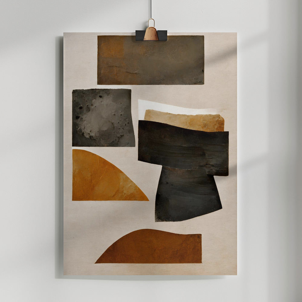 Fine Art Print, Rusty Shapes