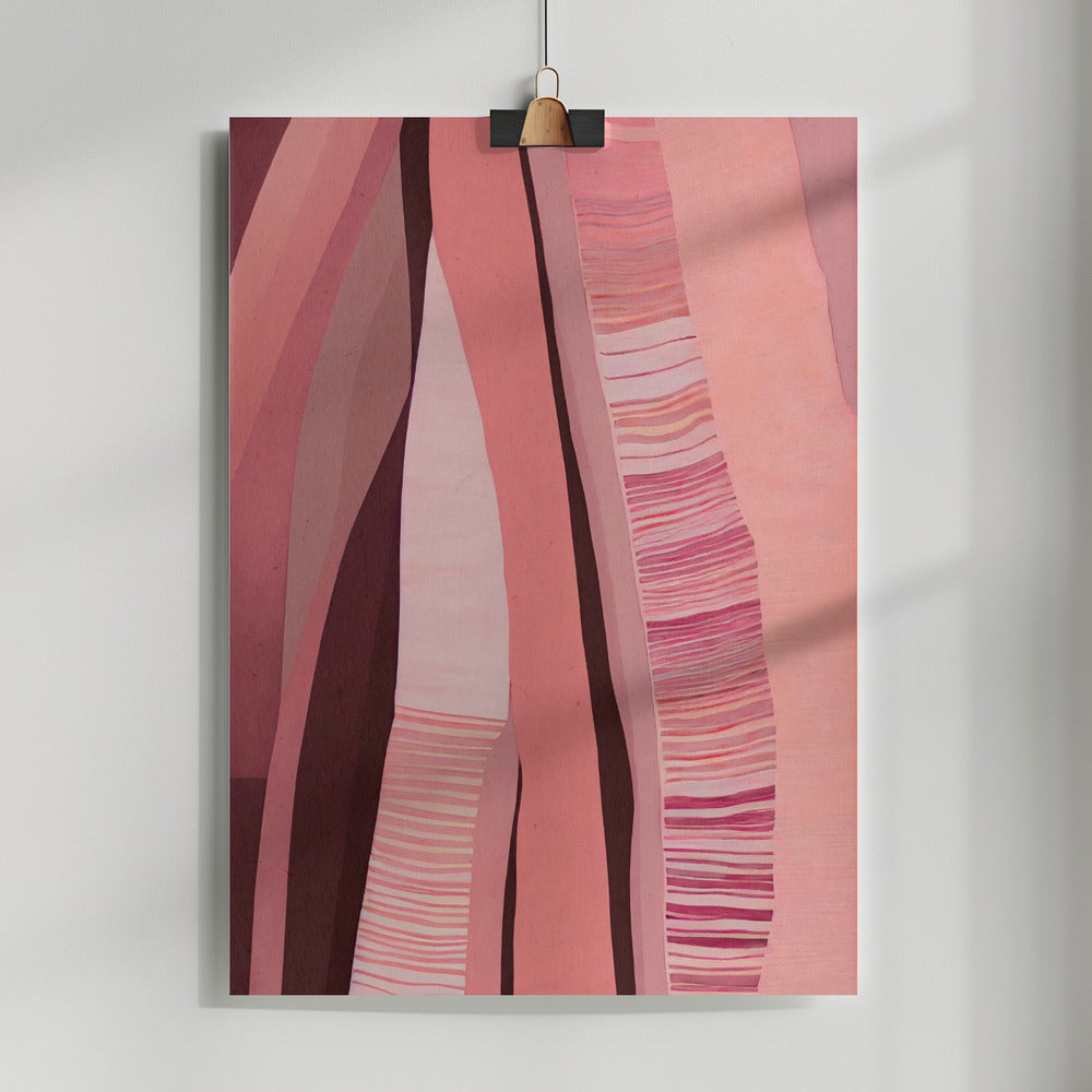 Fine Art Print, Pink Layers