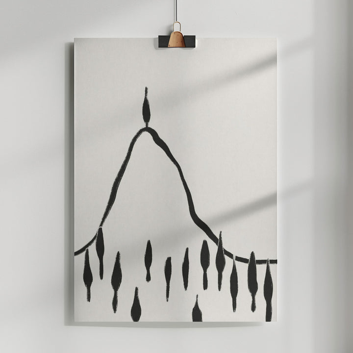 Fine Art Print, Minimal Line Landscape #2