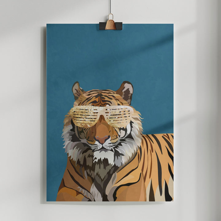 Fine Art Print, Hip Hop Tiger