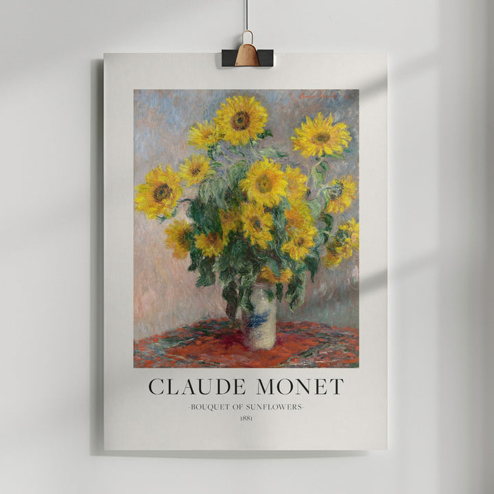 Fine Art Print, Bouquet Of Sunflowers