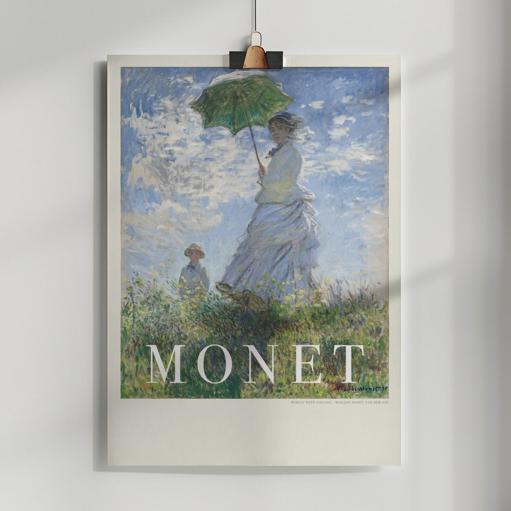 Fine Art Print, Woman With Parasol