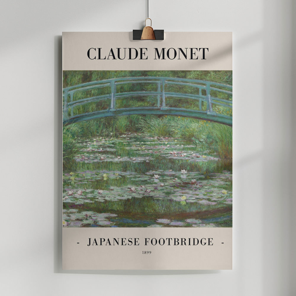 Fine Art Print, Japanese Footbridge 1899