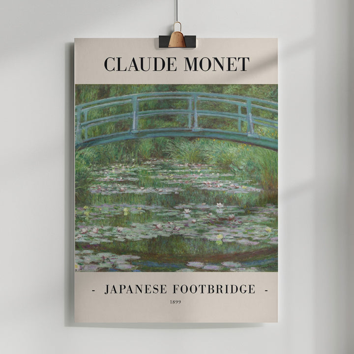 Fine Art Print, Japanese Footbridge 1899