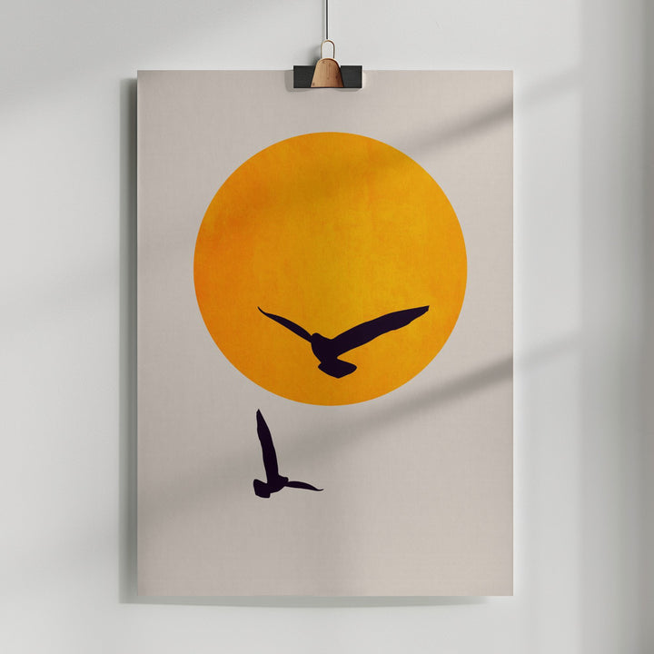 Fine Art Print, Birds In the Sky