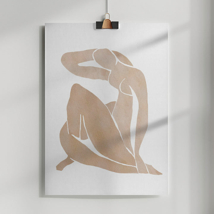 Fine Art Print, Women Shape Abstract Art