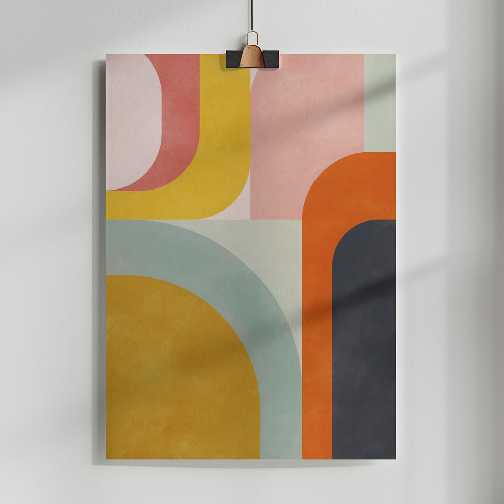 Fine Art Print, Friendly Colors2