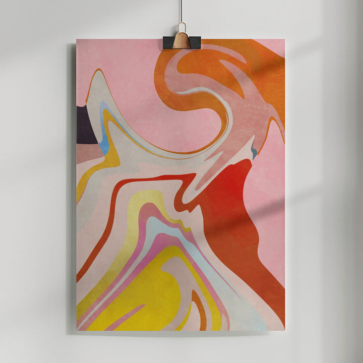 Fine Art Print, Organic Bauhaus Waved2