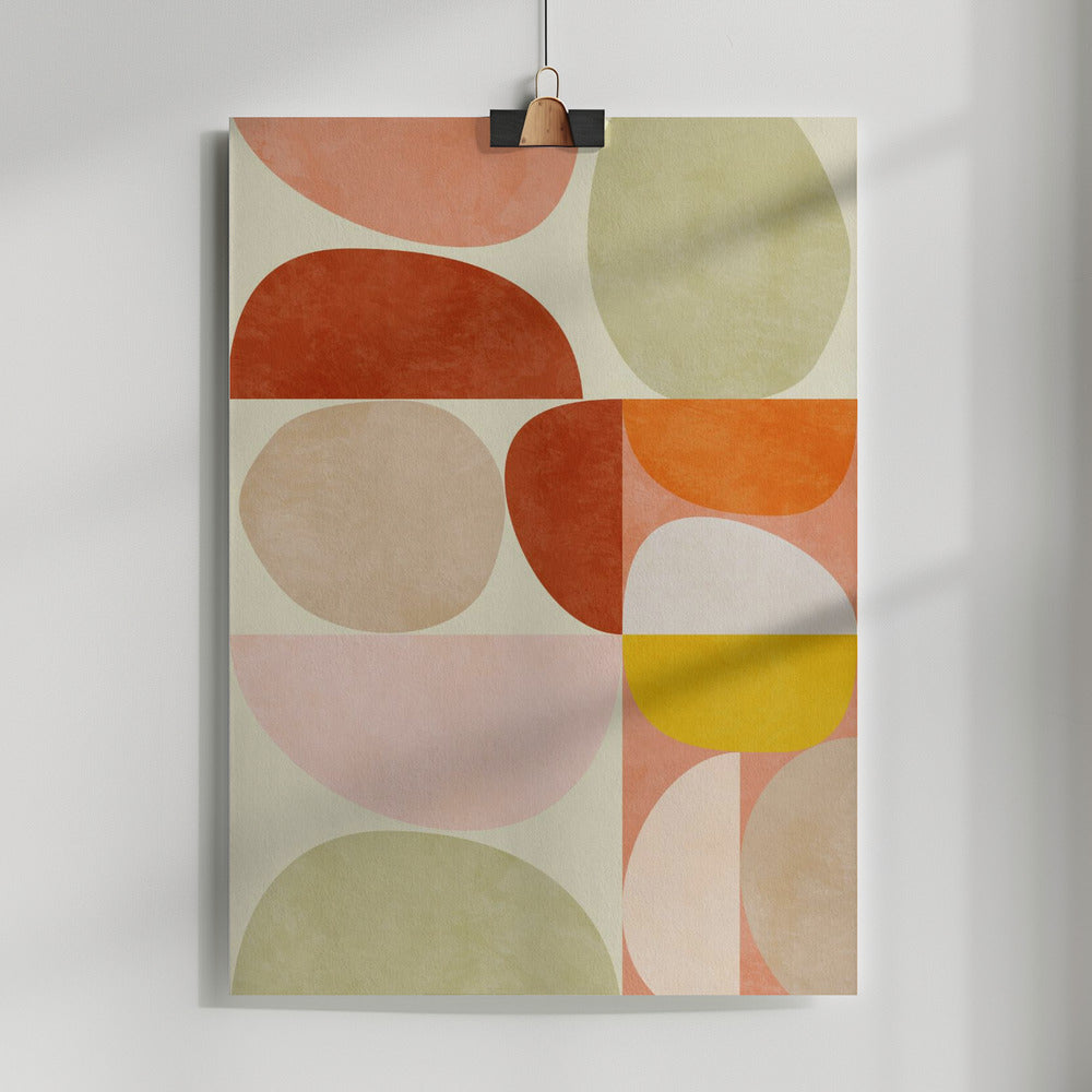 Fine Art Print, Pastel Geometry