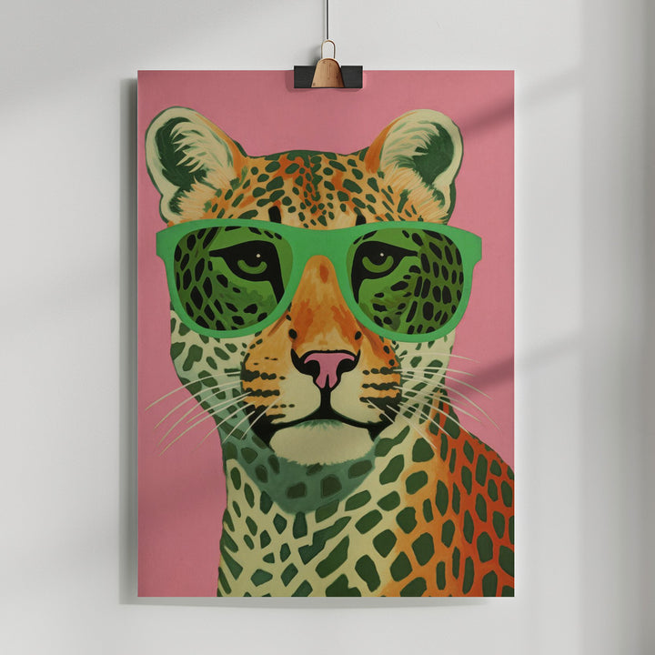 Fine Art Print, Leo With Glasses