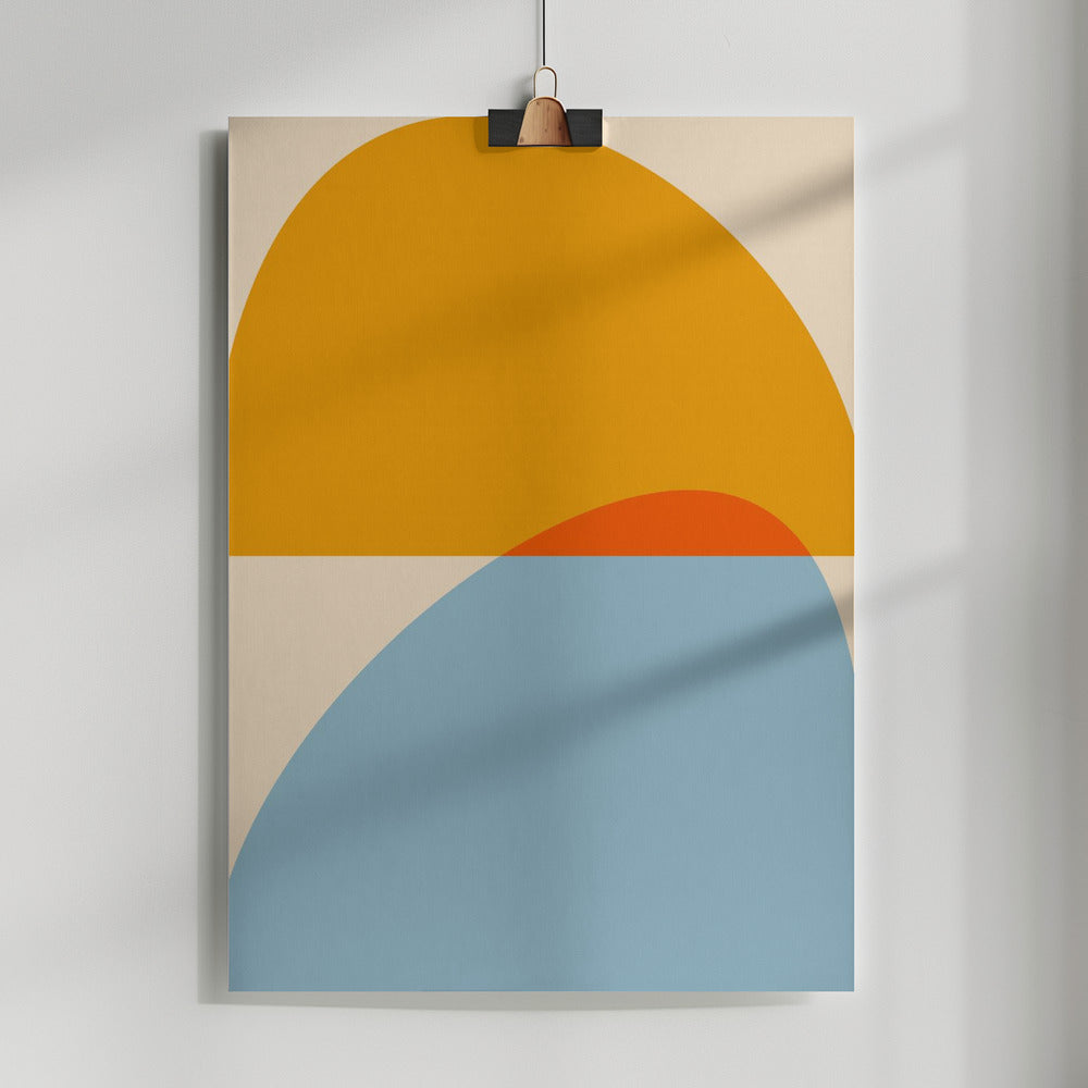 Fine Art Print, Mid Century Pastel 18