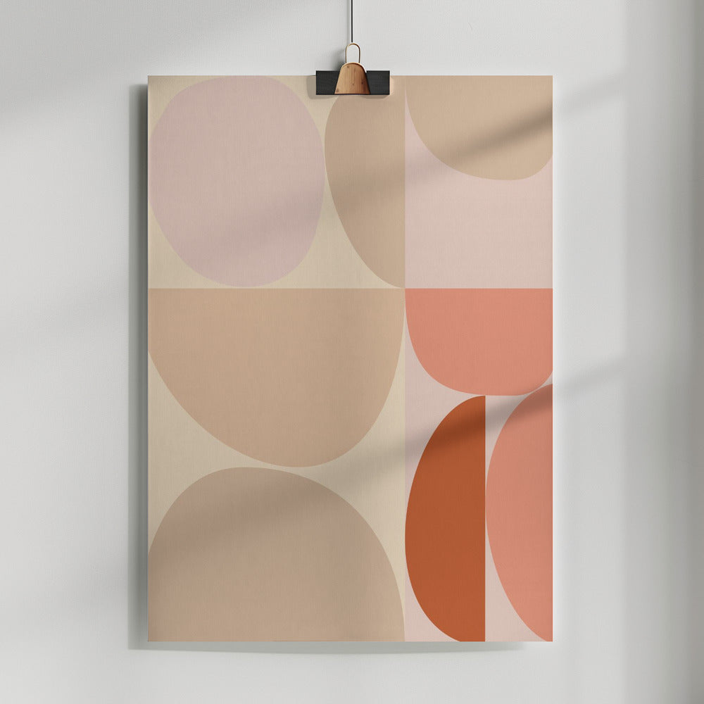 Fine Art Print, Mid Century Pastel 16