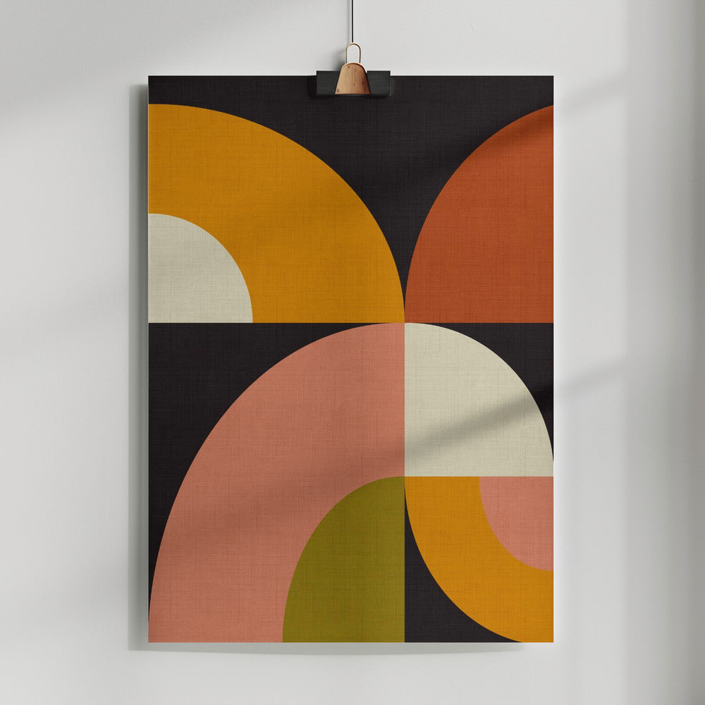 Fine Art Print, Geo Shapes Fall 21 Geo