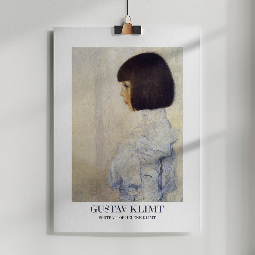 Fine Art Print, Portrait of Helene Klimt (1898) Poster