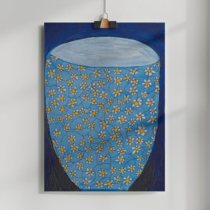 Fine Art Print, Vase With Flowers