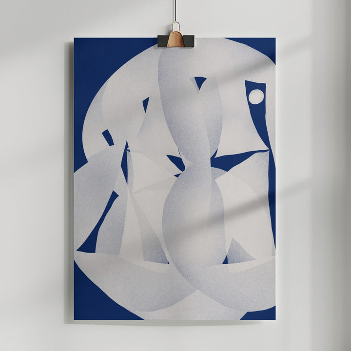 Fine Art Print, Paper Sculpture Abstract