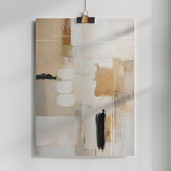 Fine Art Print, Abstract In Beige 2