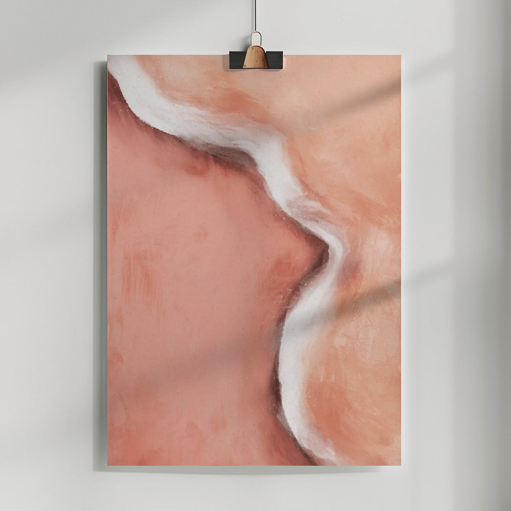 Fine Art Print, Peachy Wave