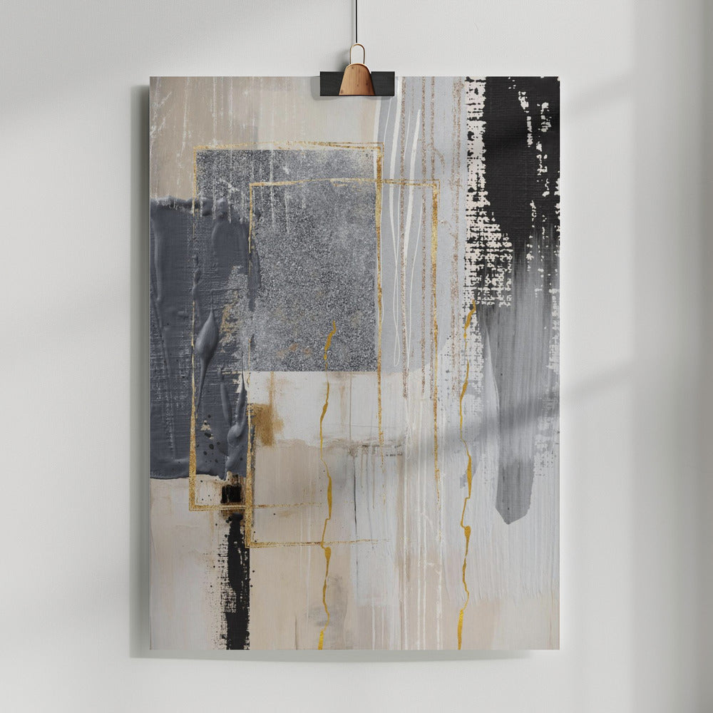 Fine Art Print, Neutral With Grey 3