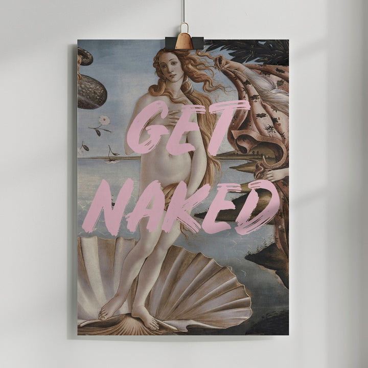 Fine Art Print, Venus get naked