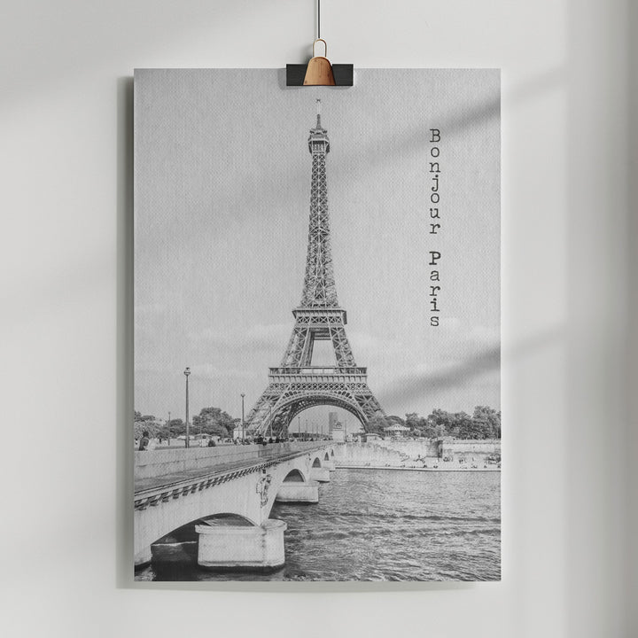 Fine Art Print, Bonjour Paris