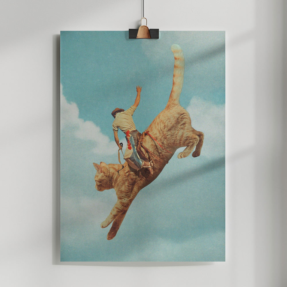 Fine Art Print, Meehaw   Rodio Cat