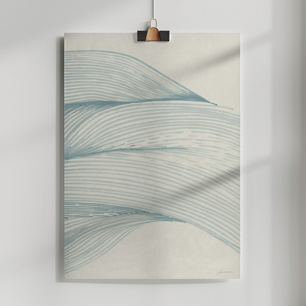 Fine Art Print, Ocean in lines 01