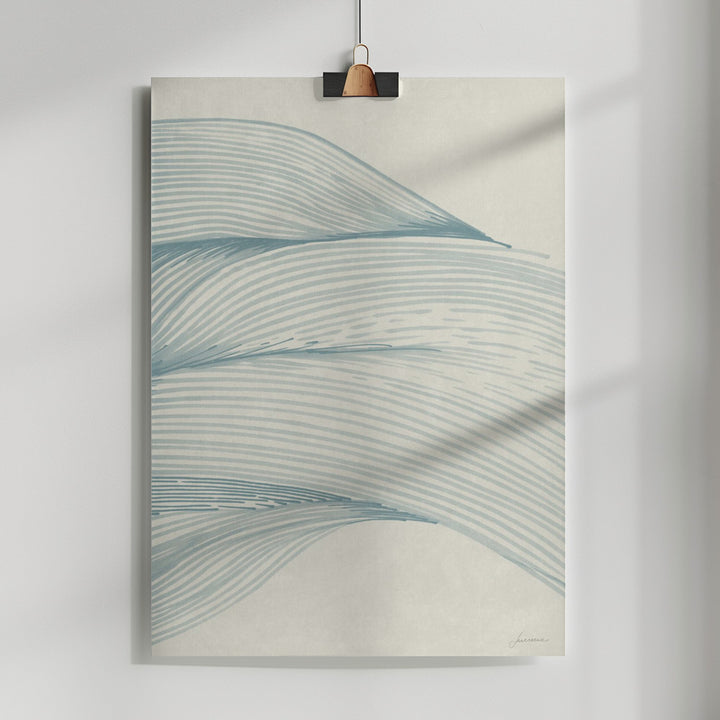 Fine Art Print, Ocean in lines 01