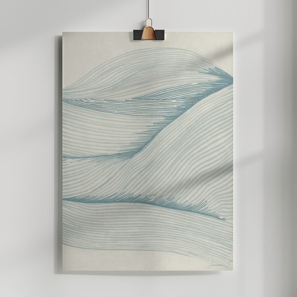 Fine Art Print, Ocean in lines 02