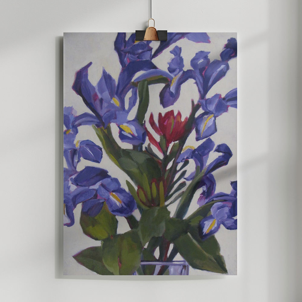 Fine Art Print, Iris Design