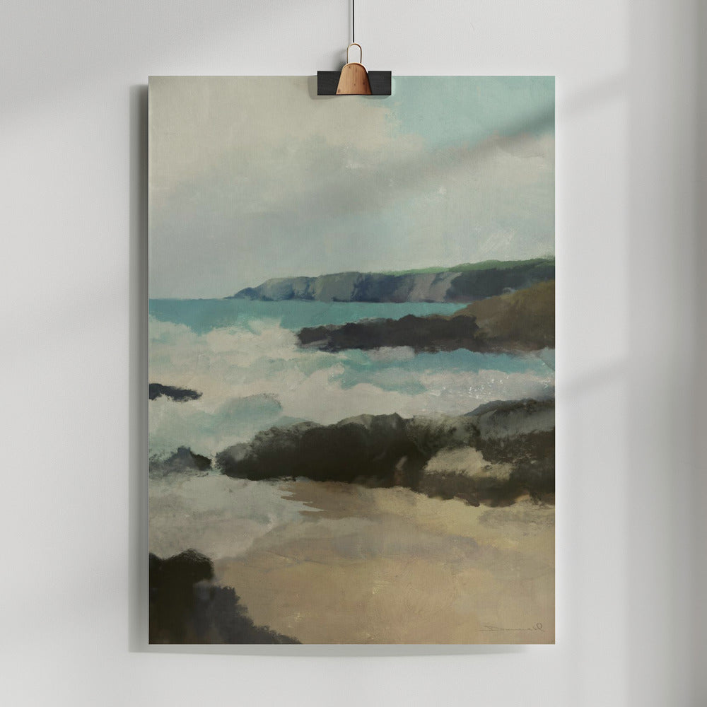 Fine Art Print, Rocky Beach