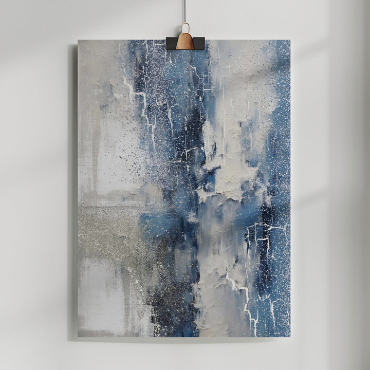 Fine Art Print, Silver over midnight