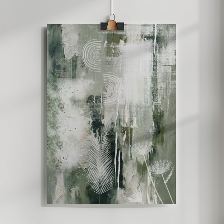 Fine Art Print, Green Chaos-3