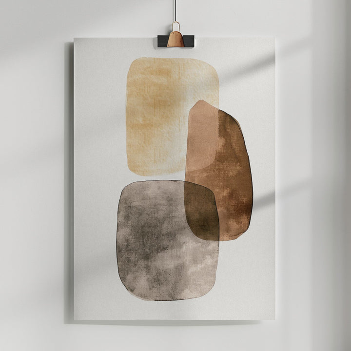 Fine Art Print, Poster Earthy Geo 5