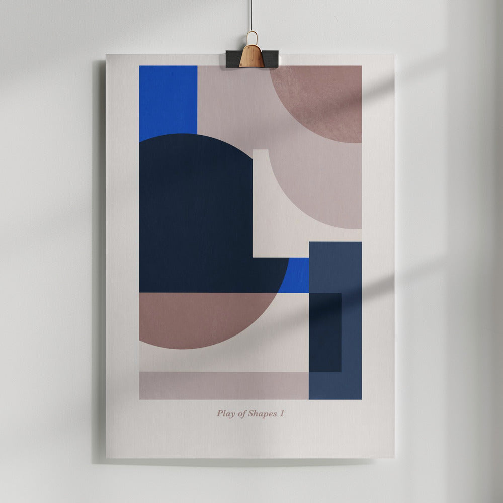 Fine Art Print, Play of Shapes 1