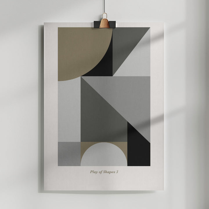 Fine Art Print, Play of Shapes 3