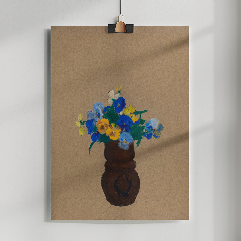 Fine Art Print, Pansies