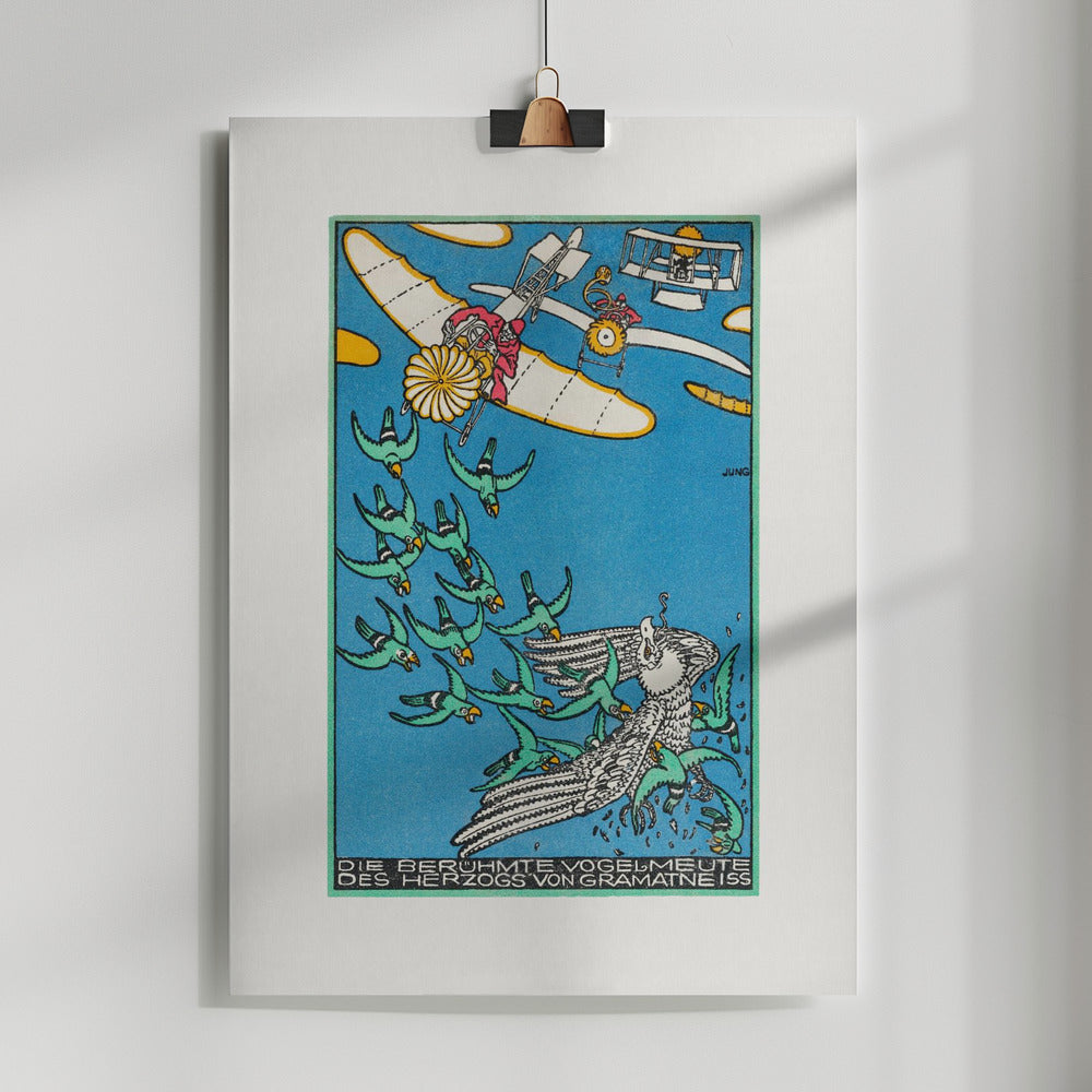 Fine Art Print, The Duke of Gramatneiss's Famous Pack of Birds