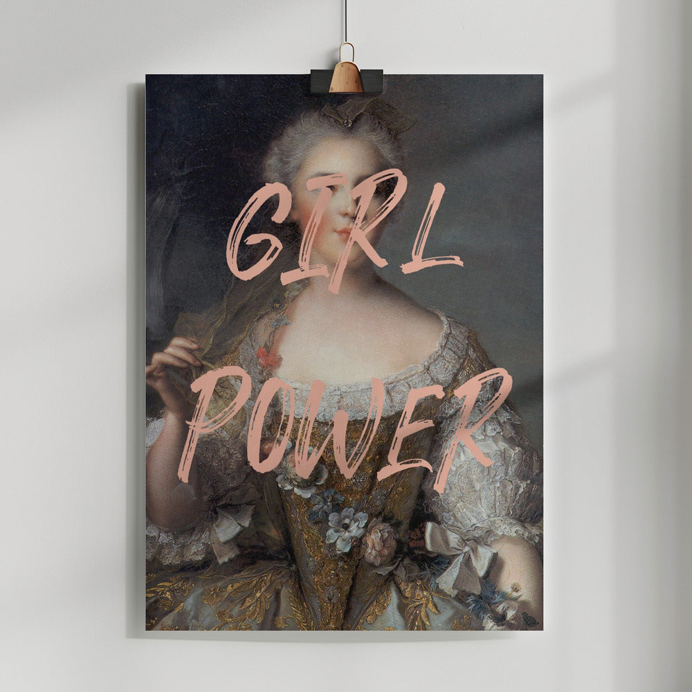 Fine Art Print, Girlpoweralteredart Ratioiso