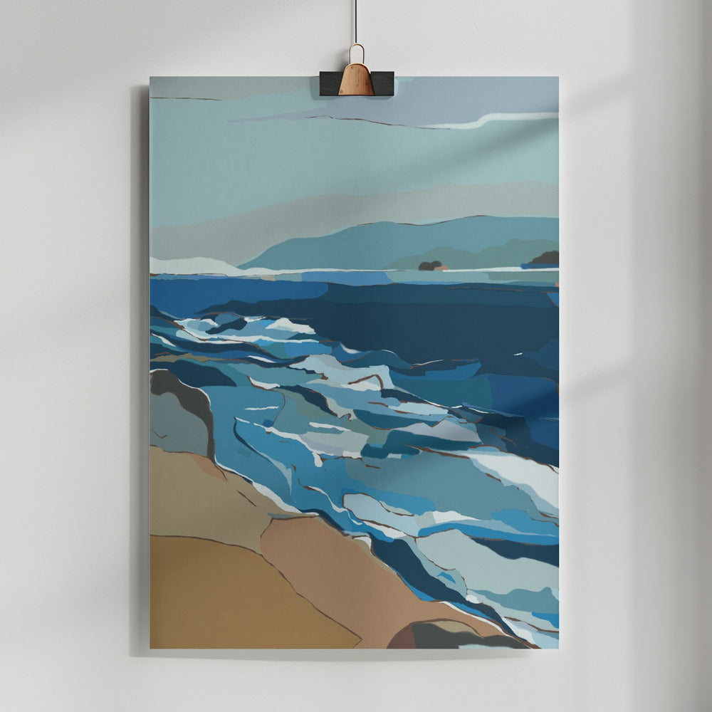 Fine Art Print, Coastline