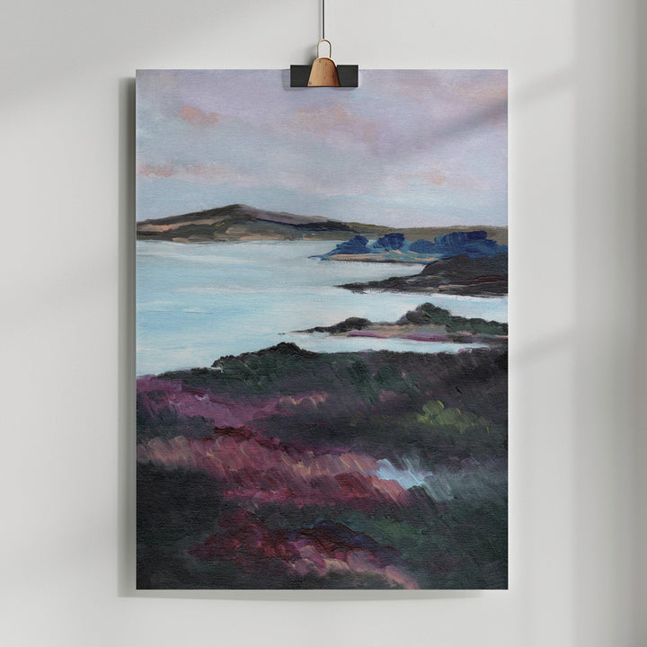 Fine Art Print, Purpel Coast